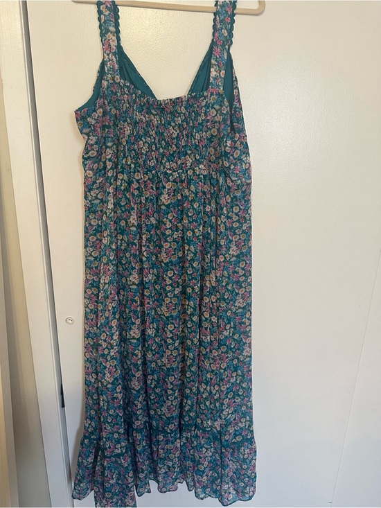 City Chic Dresses & Skirts - City Chic Teal Floral Maxi Dress